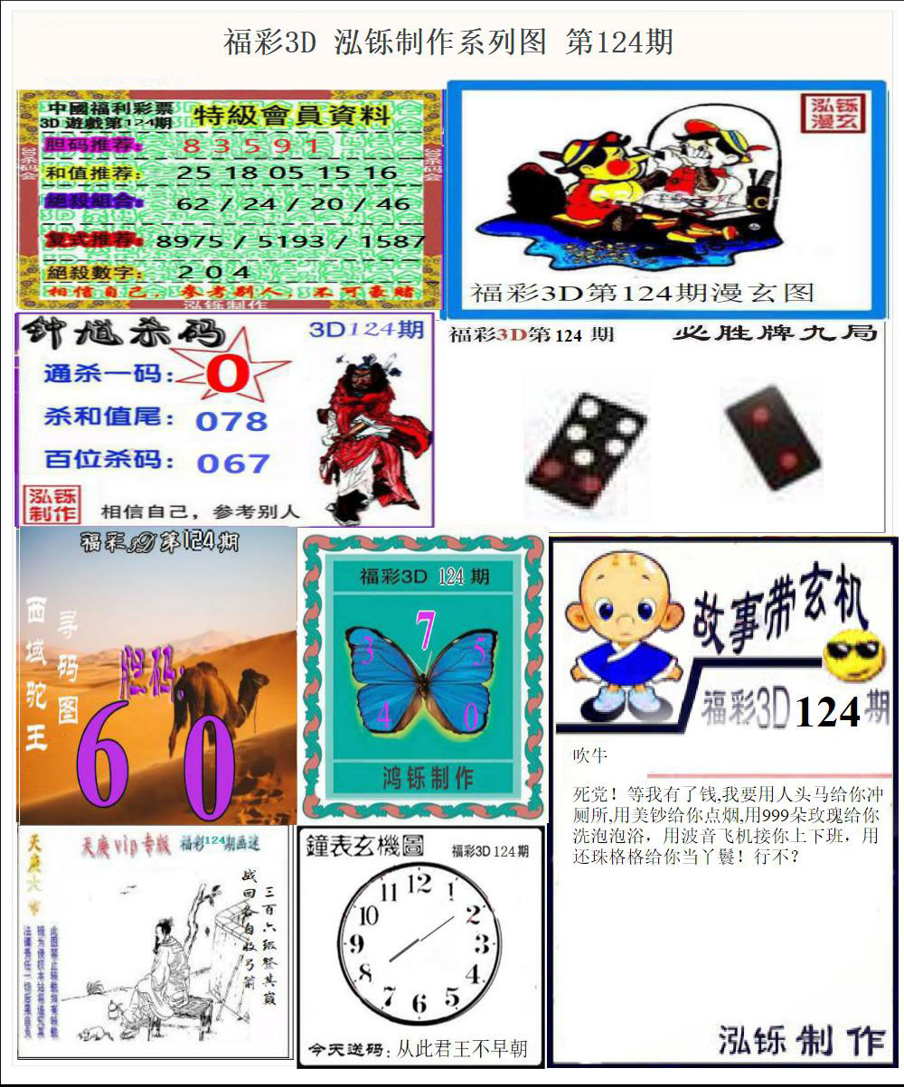 福彩3D泓铄系列图